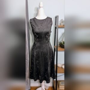 Philosophy Graphite Gray Sleeveless Velour Faux Suede Dress Size 6